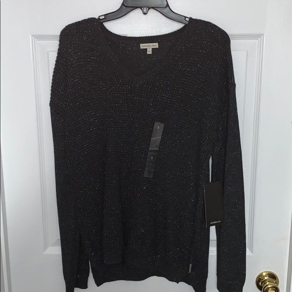 Ladies Calvin Klein sweater..dk charcoal..small